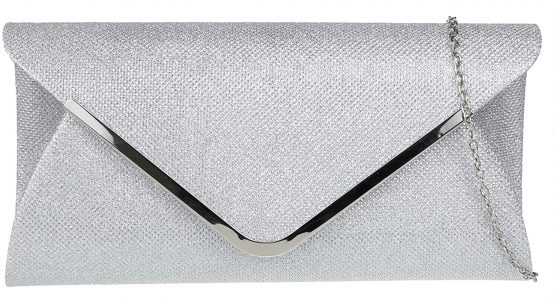 Girly HandBags Metallic Woven Clutch Bag Evening Elegant Events Shoulder Chain Ladies Women