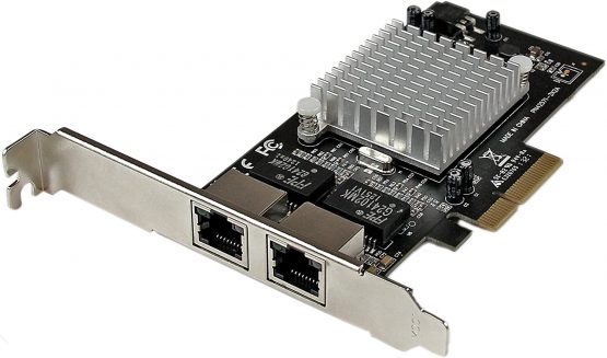 StarTech 2 Port PCIe Network Card - RJ45 Port - Intel i350 Chipset - Ethernet Server / Desktop Network Card - Dual Gigabit NIC Card (ST2000SPEXI)