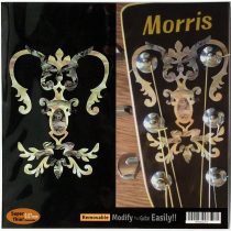 Inlaystickers Inlay Sticker for Guitar Headstock - Chandelier Torch H-116CD-WT