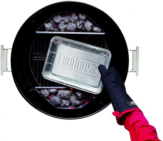 Weber 6415 Drip Pans 10-Piece, Small, Silver - Image 4