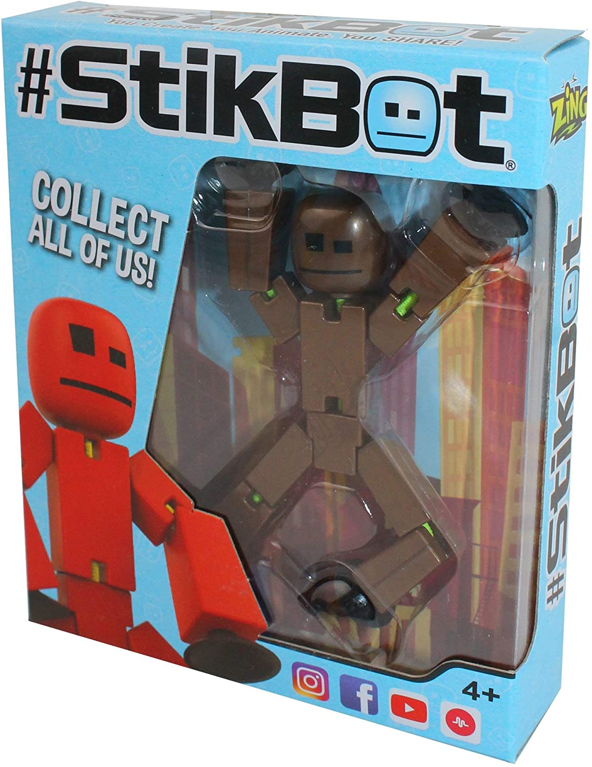 Stikbot Single Figure Pack (1x Random colour supplied), Various, Medium - Image 2