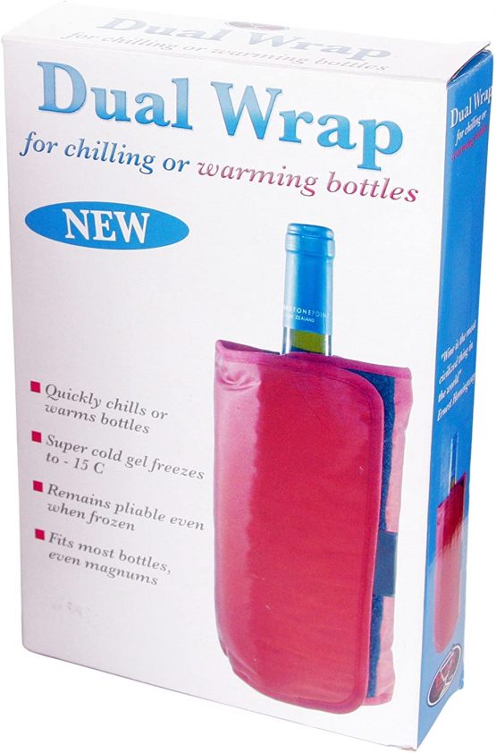 Vinology Dual Wrap Wine Champagne and Prosecco Bottle Chiller Cooler and Warmer - Image 2