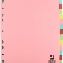 Q-Connect A4 15 Part Subject Divider KF01516 - Multicolor