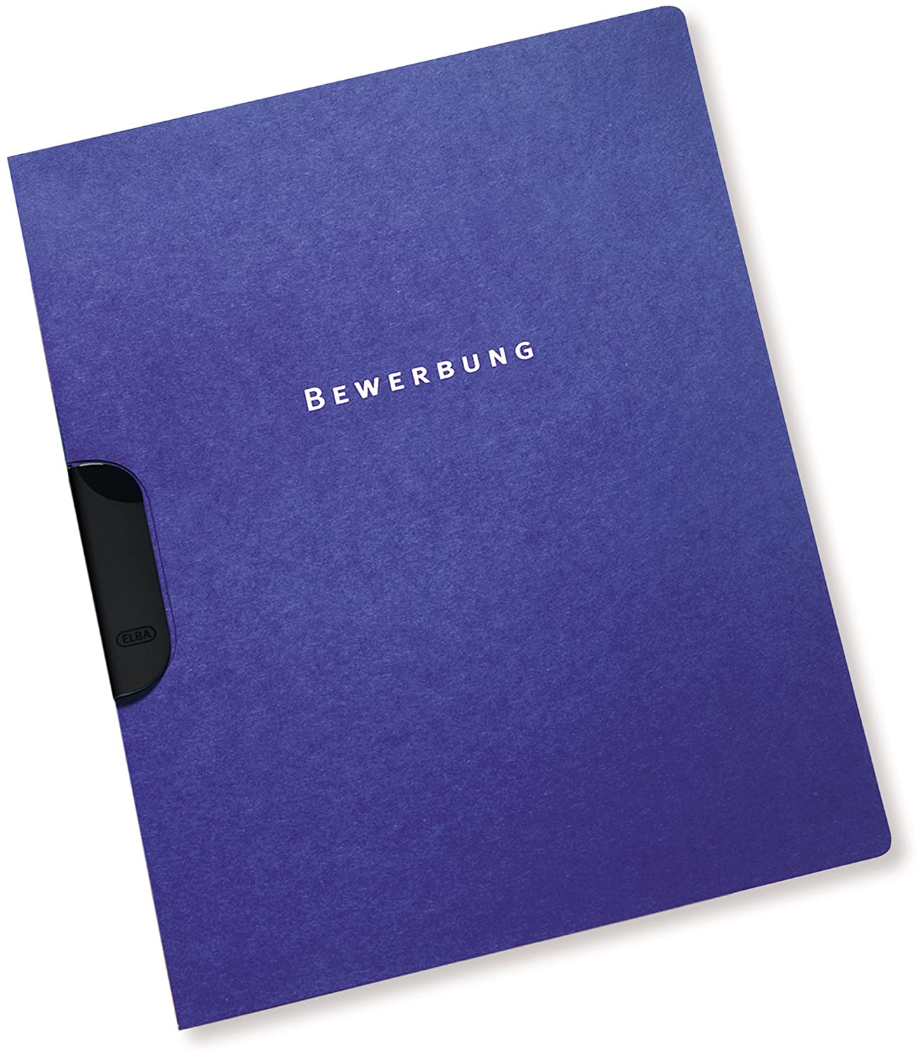 Elba 36411DB Applications Folder 2 Part High Quality Cardboard for 30 DIN A4 Pages with Clip Fix System Set of 10 Dark Blue