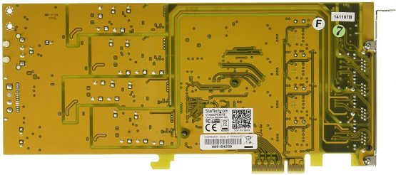 StarTech 4 Port Gigabit PoE (Power over Ethernet) Card - PCIe Network Card - PoE / PoE+ Up to 25W Per Port - PCIe NIC - Gigabit Ethernet Card (ST4000PEXPSE) - Image 2