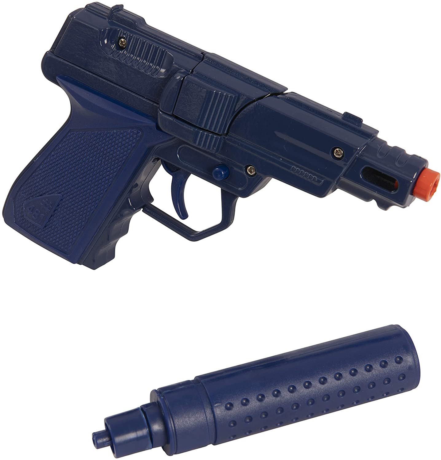 HTI Toys Swat Mission Die-cast Metal Cap Gun Pistol With Silencer | Great Fun For Adults Kids 