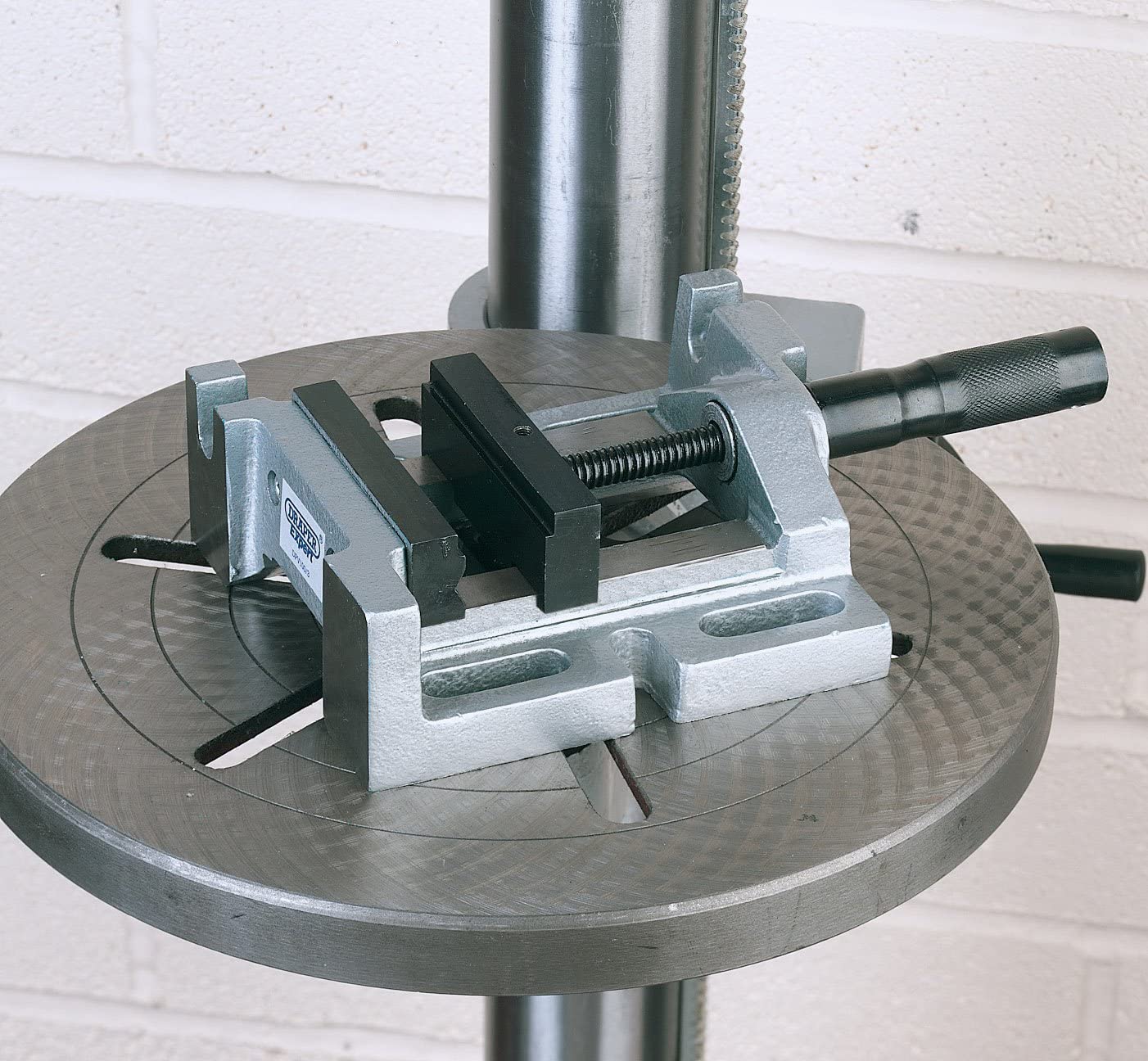 Draper Expert 64585 100 mm 3-Way Drill Press Vice , Blue - Image 2