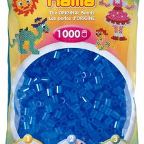Hama Beads 1,000 Bead Refill Bag - Translucent Blue