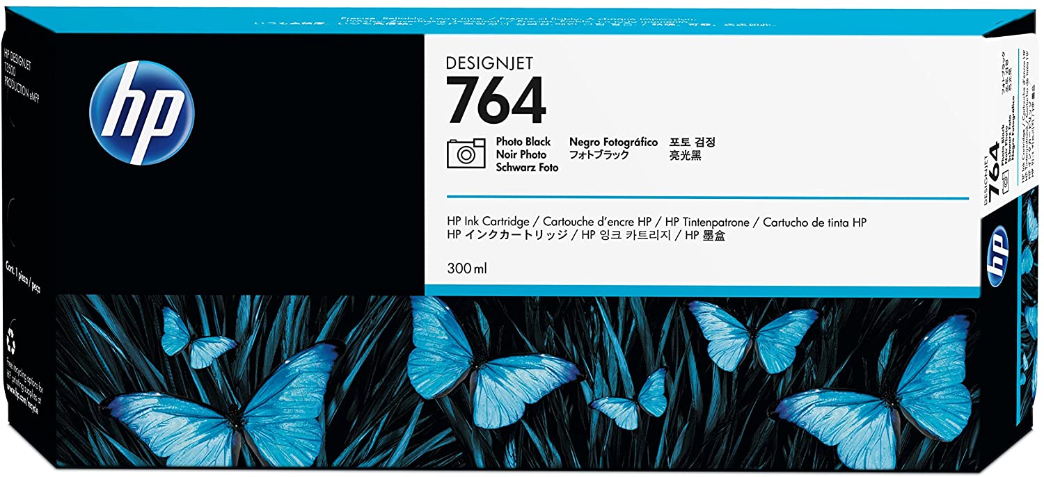 HP C1Q17A Ink Cartridges for DesignJet T3500/T3500 Production eMFP - Black - Image 3