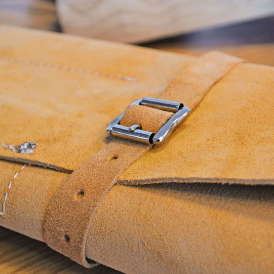 Faithfull Leather Chisel Roll - 8 Pocket - Image 3