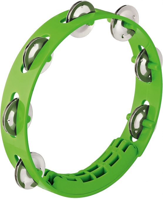 NINO Percussion Compact ABS Tambourine 8" - Grass-Green (NINO49GG)