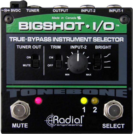 Radial Tonebone BigShot I/O True Bypass Instrument Selector