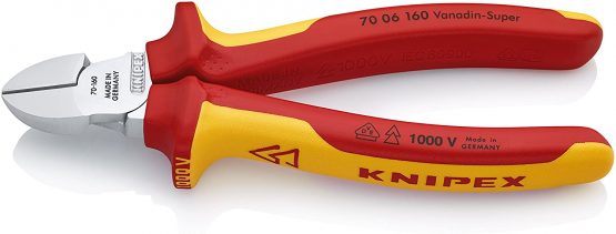 KNIPEX Diagonal Cutter 1000V-insulated (160 mm) 70 06 160