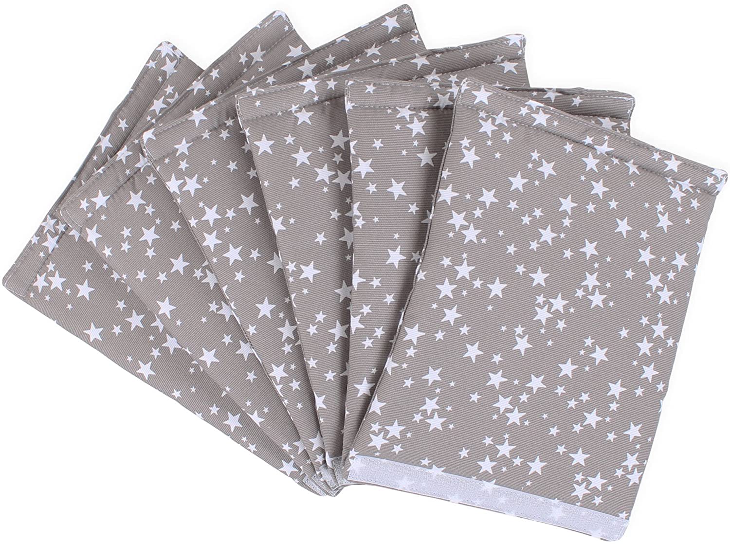 babybay babynest Ultrafresh Piqué Suitable for Model Original Taupe Stars White, Multi Color