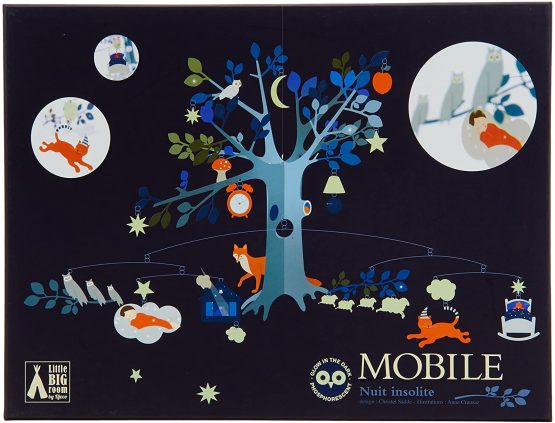 Djeco Large 'An Unusual Night' Luminous Mobile 80cms Wide - Image 2