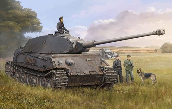 Hobbyboss 1:35 Scale German VK4502 P Vorne Assembly Kit - Image 2