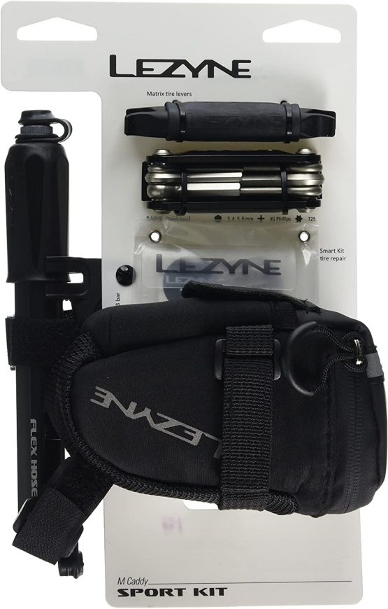 Lezyne Bicycle Saddle Trainer 2,973,059,801 Saddle Bag Caddy, Black, 45.5 x 34.0 x 26.5 CM / 0.5 Litres, 1–Sb-Cadld-V2M04