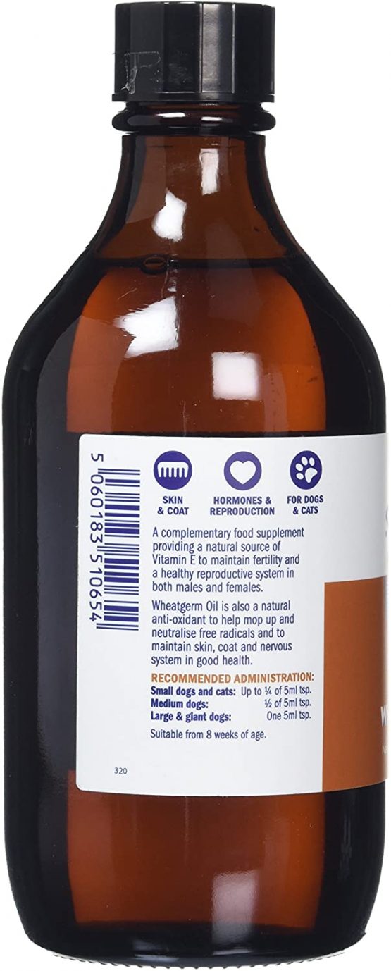 Dorwest Herbs Wheatgerm Oil Liquid for Dogs and Cats 500 ml - Image 2