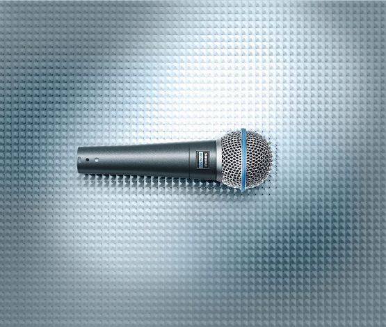 Shure BETA 58A Supercardioid Dynamic Vocal Microphone,Silver - Image 2