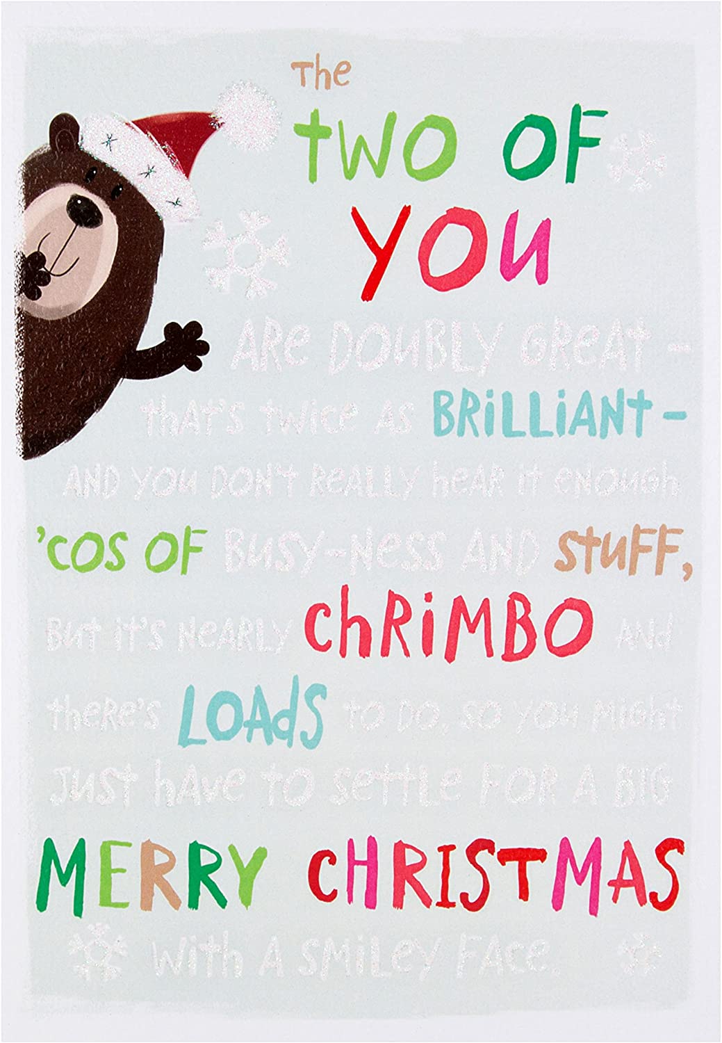 Hallmark to Both Christmas Card 'Doubly Great' - Medium