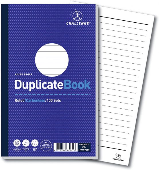 Challenge 210x130mm Ruled and Taped Duplicate Book [Pack of 5] - Image 2