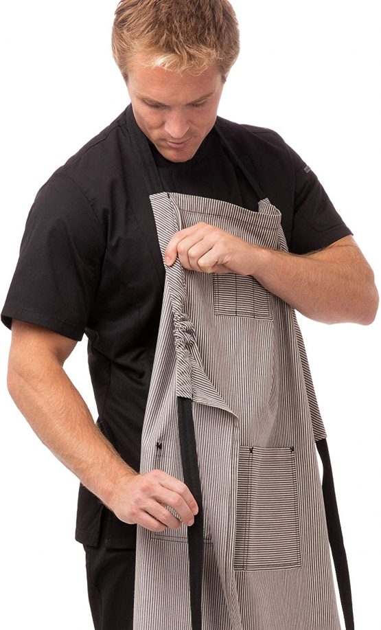 Chef Works Portland Adjustable Bib Apron - Image 3