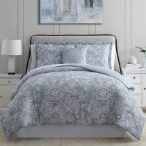 Pacific Coast Textiles 8 piece printed reversible bed in a bag Olivia Full, Polyester