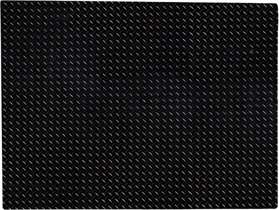 Sakura WW1468 Rubber Boot Mat, Black Trim