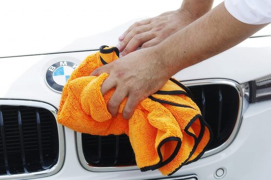 Glart 44WG Watergate Super Absorbent Microfibre Dry Cloth, Window Cloth, Exterior Cleaning, for Cars and Motorcycles, Orange, 1 Piece - Image 4