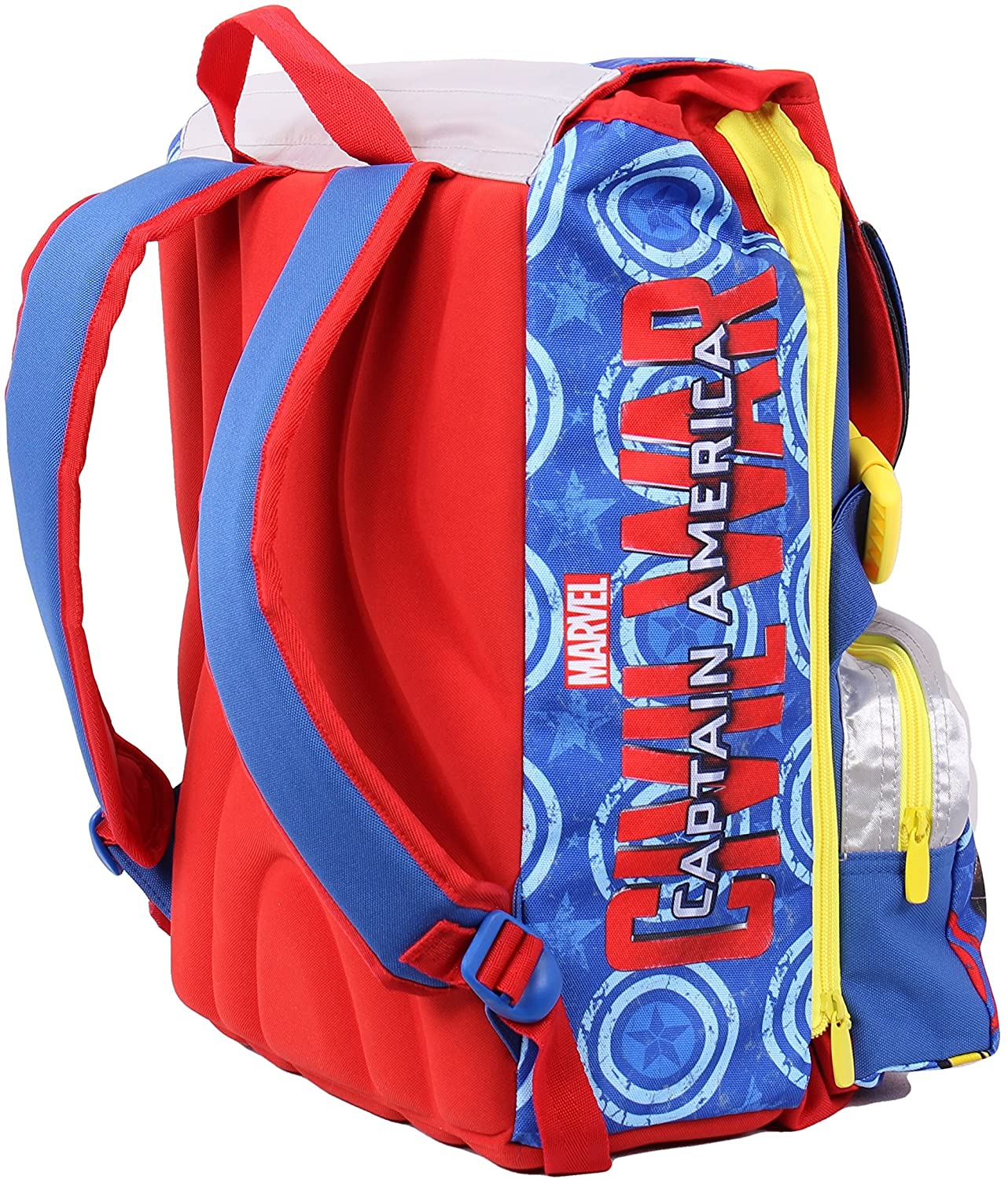 Captain America Civil War Backpack - 28 litres, Polyester, Multicolor, Multi-coloured, 41 - Image 2