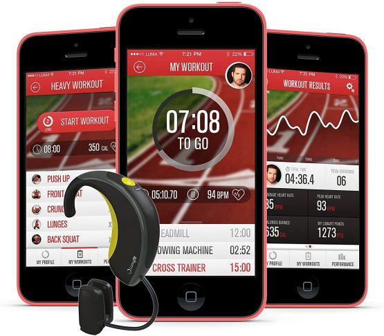 Lumafit Interactive Coach Wearable Fitness Technology System for iOS Devices - Black - Image 3