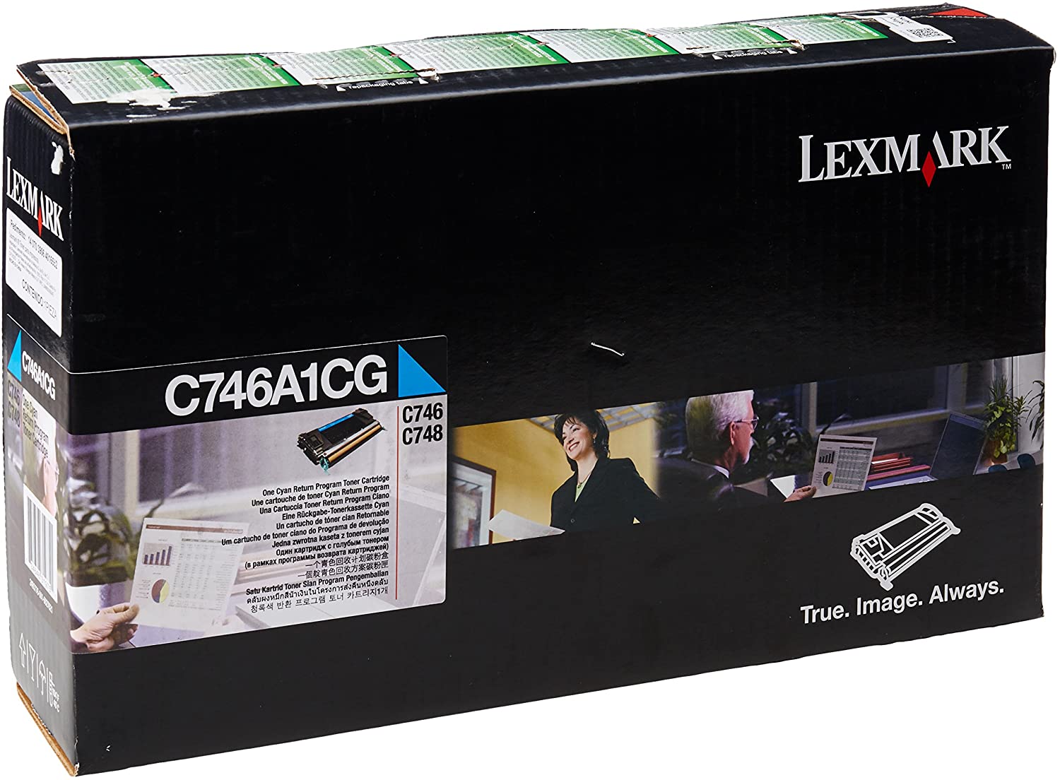 Lexmark C746 Toner Cartridge - Cyan, Blue - Image 2