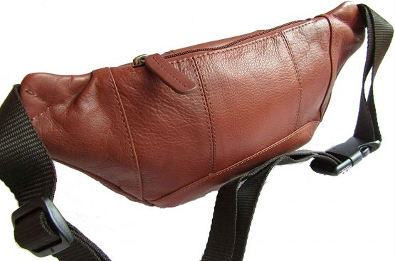 Visconti leather travel waist Bum bag - Image 2