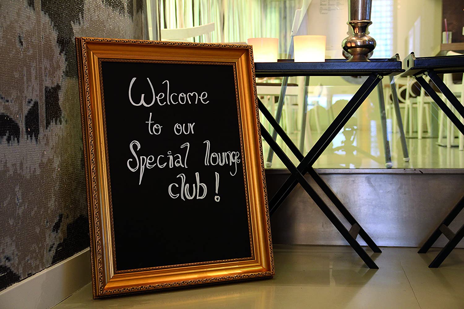 Securit Gold Chalk Board, 85 x 65 x 5 cm, Multi-color, 65x85 - Image 4