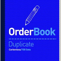 Challenge 210 x 130 mm Duplicate Order Book, Carbonless, 100 Pages, Set of 5