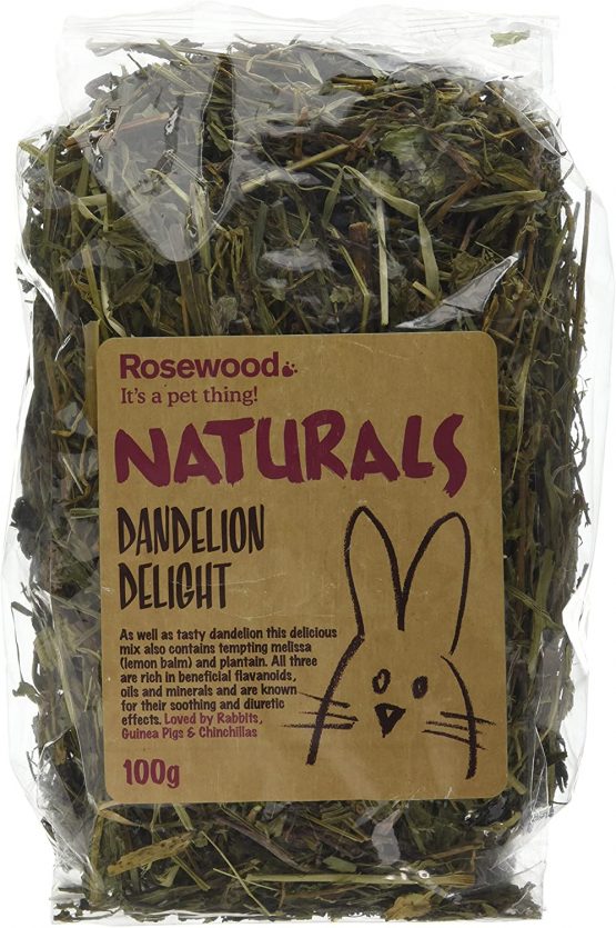 Rosewood Boredom Breaker Natural Treat Dandelion Delight, 100g