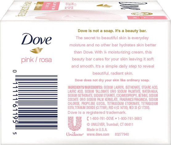 Dove Beauty Bar, Pink 4 oz, 2 Bar by Dove - Image 3
