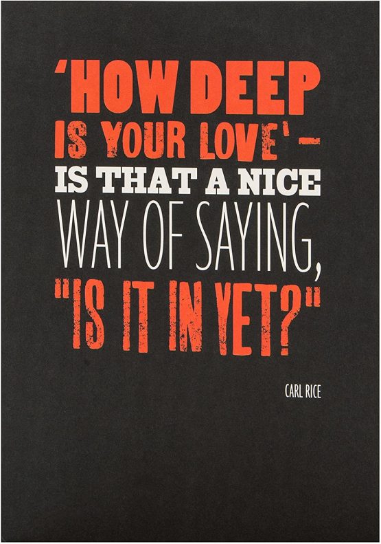 Hallmark Shoebox Comedy Card Carl Rice 'Is It In Yet?' - Medium [Old Model]