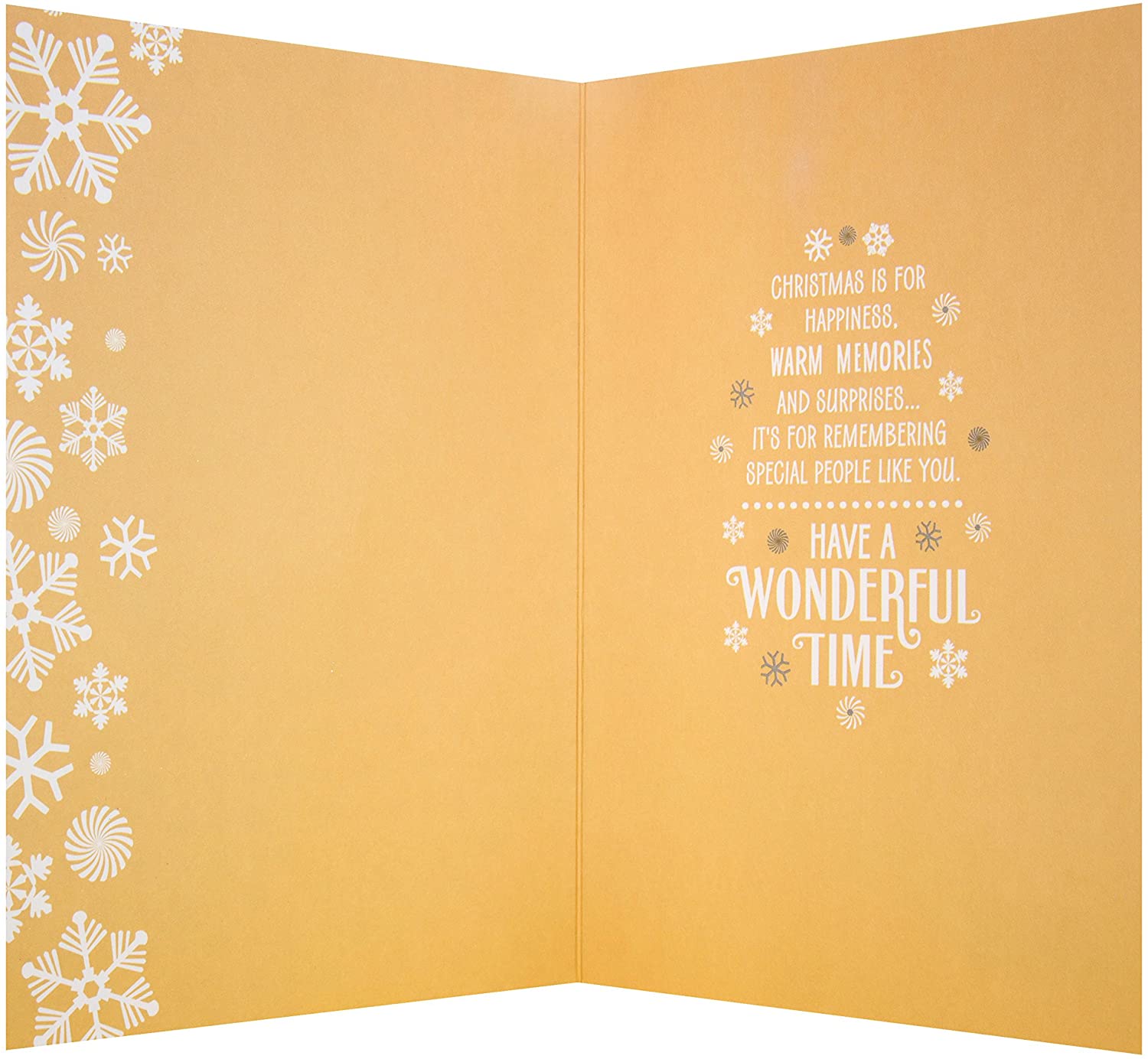 Hallmark Medium "Wonderful Time" Christmas Card, Red - Image 2