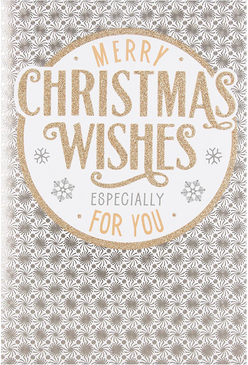 Hallmark Medium "Wonderful Time" Christmas Card, Red