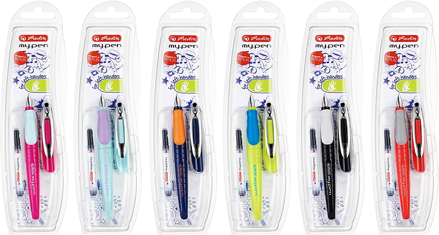 My.Pen Fountain Pens Large Assorted Colours, multicolored - Image 4