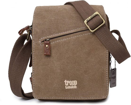 TRP0239 Troop London Classic Canvas Across Body Bag