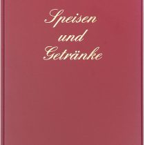 Herlitz 10066645 Menu Folder A4 Plastic Wine Red (German Text)
