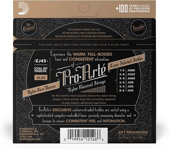 D'Addario EJ45 Pro-Arte Normal Classical Guitar Strings - Image 3