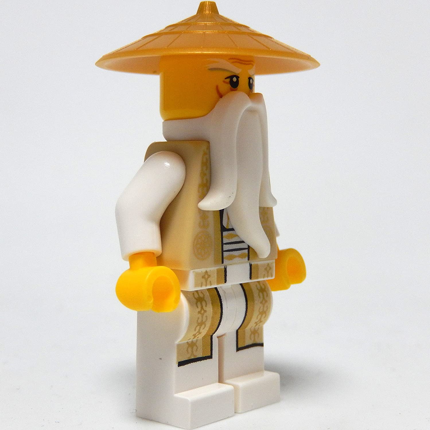 LEGO® Ninjago: Minifigure - Wu 70751 (Tan and Gold Outfit) - Image 3