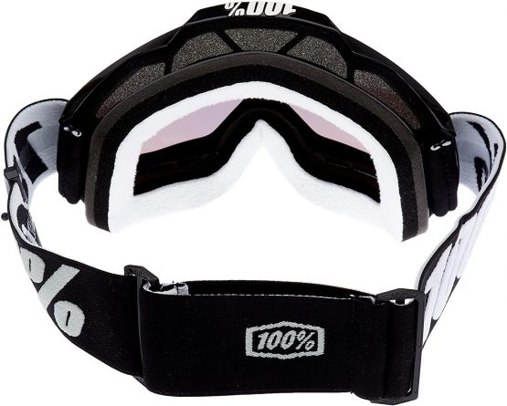 100% Men Accuri Mirror Gold Lens Motocross/Cycling Goggles - Tornado, One Size - Image 4
