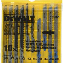 Dewalt DT2294-QZ DT2294-QZ-Conjunto 10 hojas Sierra de calar-Madera, Metal