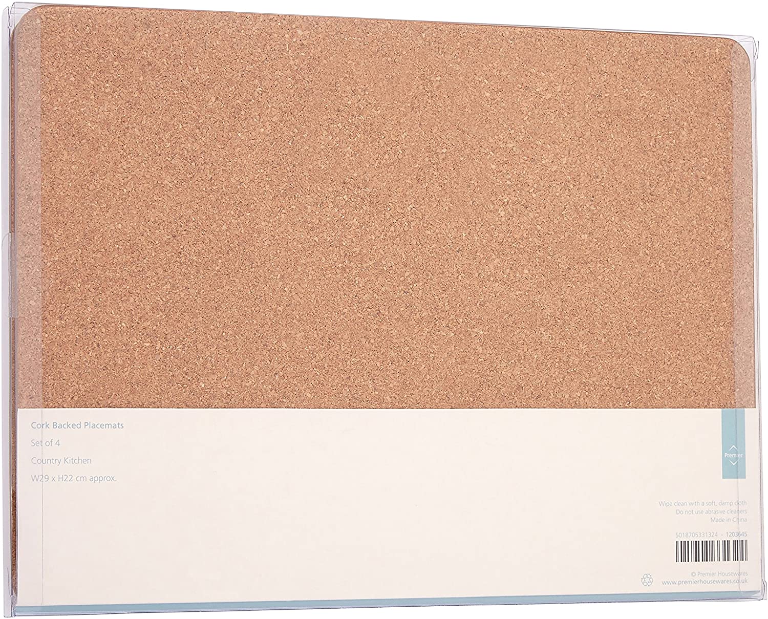 Premier Housewares Country Kitchen Placemats - Set of 4, Beige, H1 x W29 x D22cm - Image 4