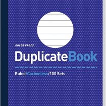 Challenge 210x130mm Ruled and Taped Duplicate Book [Pack of 5]
