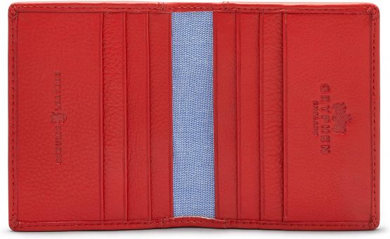 Hoxton Two Fold Leather Credit Card Holder by Gryphen